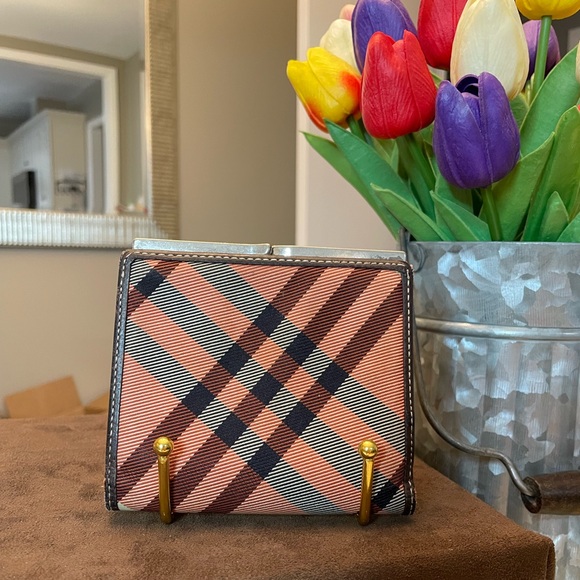 Burberry *Blue Label* compact trifold wallet - Picture 3 of 13